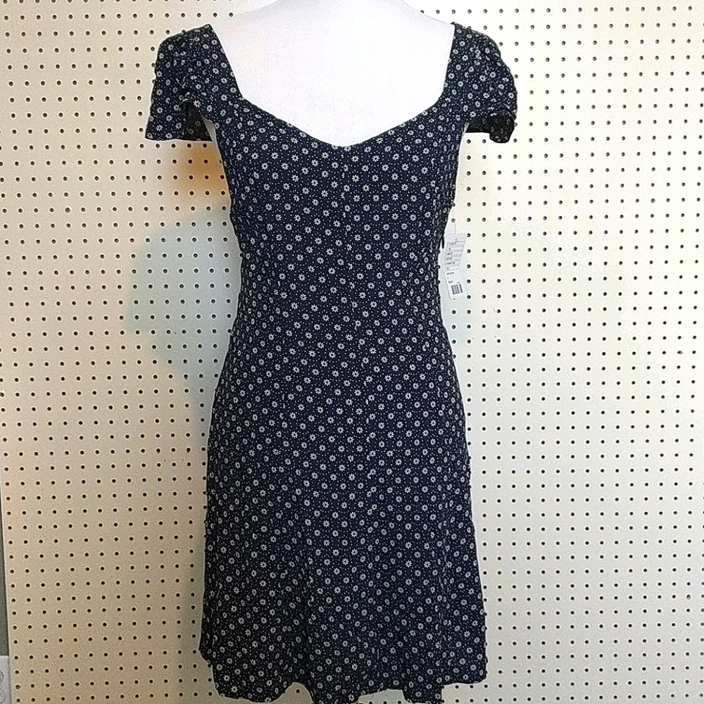 UO Kimchi Blue Micro Daisy Print Dress -NWT